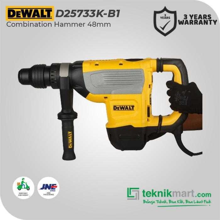 DEWALT D25733K DEMOLITION HAMMER SDS MAX 1600WATT 48MM 8KG - Image 3