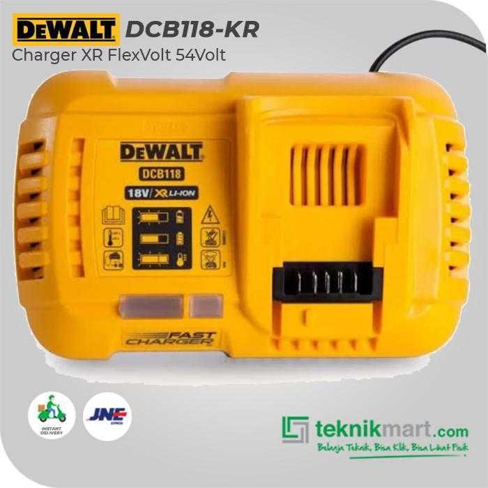 DEWALT DCB118 CHARGER FLEXVOLT 54VOLT - Image 2