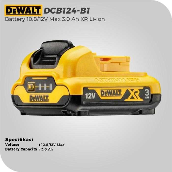 DEWALT DCB124 BATTERY 12V 3.0AH - Image 3