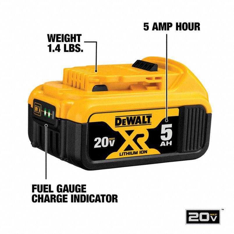 DEWALT DCB184 BATTERY 18VOLT 5.0AH - Image 2