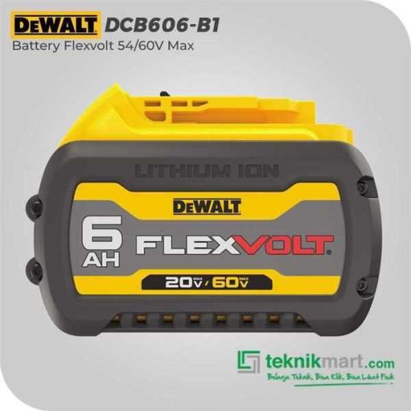DEWALT DCB606 BATTERY FLEXVOLT 20/60V 6.0 AH