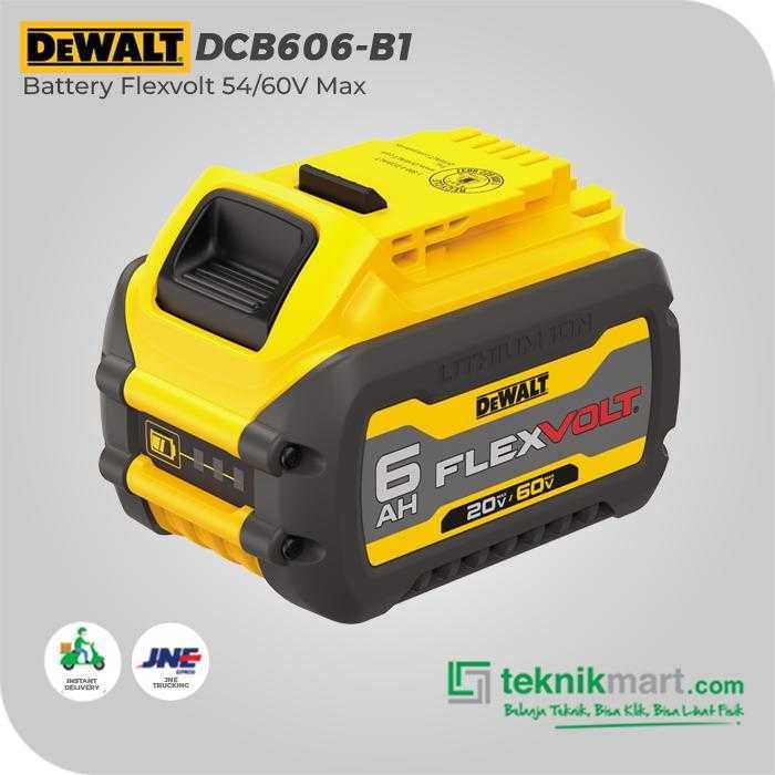 DEWALT DCB606 BATTERY FLEXVOLT 20/60V 6.0 AH - Image 3