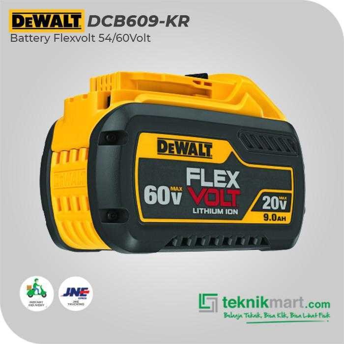 DEWALT DCB609 BATTERY FLEXVOLT 54/60 VOLT (MAX) 9.0 AH - Image 3