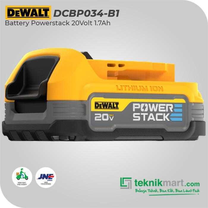 DEWALT DCBP034 BATTERY POWERSTACK 20VOLT 1.7AH - Image 2