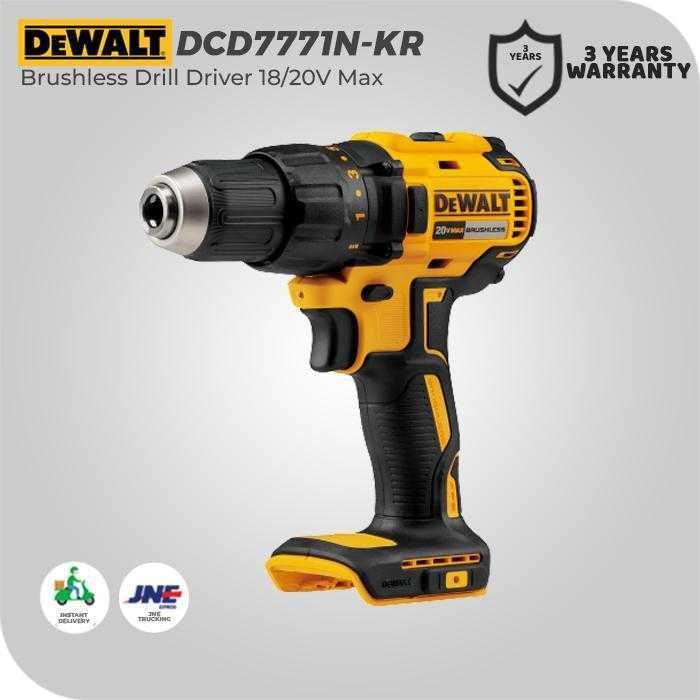 DEWALT DCD7771N BRUSHLESS DRILL DRIVER 20V MAX (UNIT ONLY) - Image 3