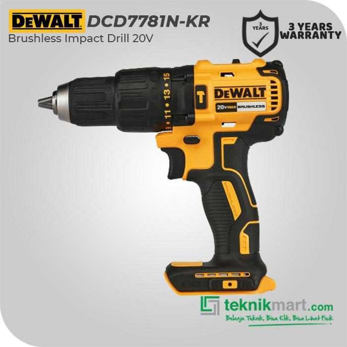 DEWALT DCD7781N BRUSHLESS IMPACT DRILL 20V MAX (UNIT ONLY)