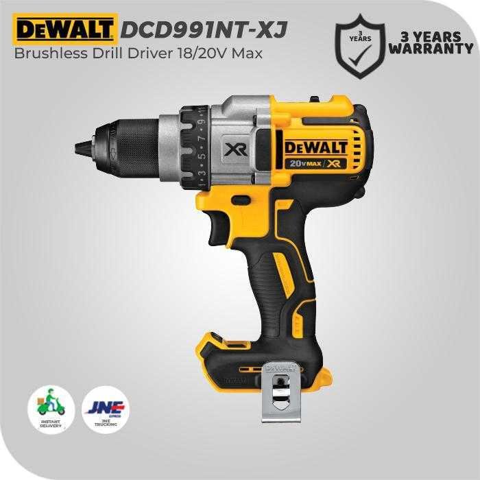DEWALT DCD991NT BRUSHLESS DRILL DRIVER 18V XR BOX (UNIT ONLY) - Image 3