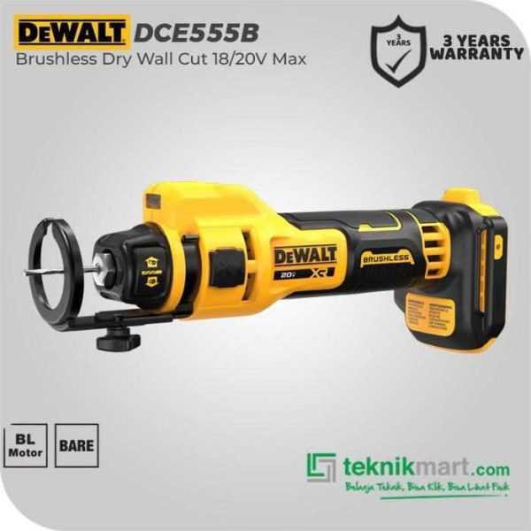 DEWALT DCE555B BRUSHLESS DRY WALL CUT 20V MAX 0-26.000RPM (UNIT ONLY)