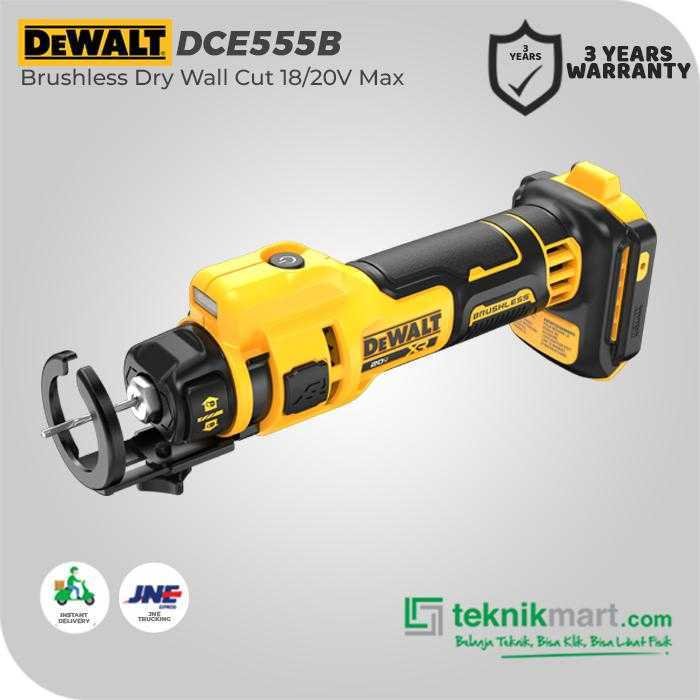 DEWALT DCE555B BRUSHLESS DRY WALL CUT 20V MAX 0-26.000RPM (UNIT ONLY) - Image 3