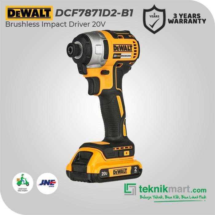 DEWALT DCF7871D2 BRUSHLESS IMPACT DRIVER 20V 2.0AH - Image 3