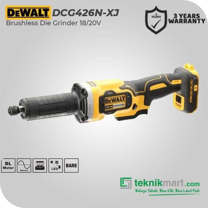 DEWALT DCG426N BRUSHLESS DIE GRINDER 18/20VOLT MAX (UNIT ONLY)
