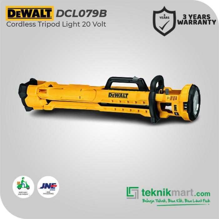 DEWALT DCL079B CORDLESS TRIPOD LIGHT 20VOLT 3000LUMENS (UNIT ONLY) - Image 2