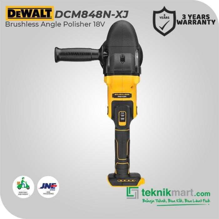 DEWALT DCM848N BRUSHLESS ANGLE POLISHER 18V DUAL ACTION (UNIT ONLY) - Image 3