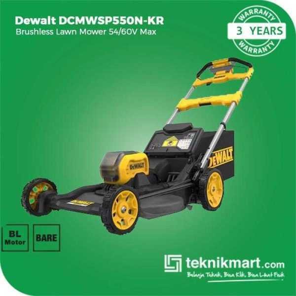 DEWALT DCMWSP550N BRUSHLESS LAWN MOWER 60V 53CM (UNIT ONLY)