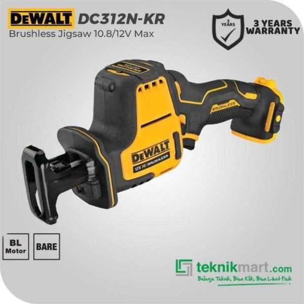 DEWALT DCS312N BRUSHLESS JIGSAW 12V 0-2.800 SPM (UNIT ONLY)