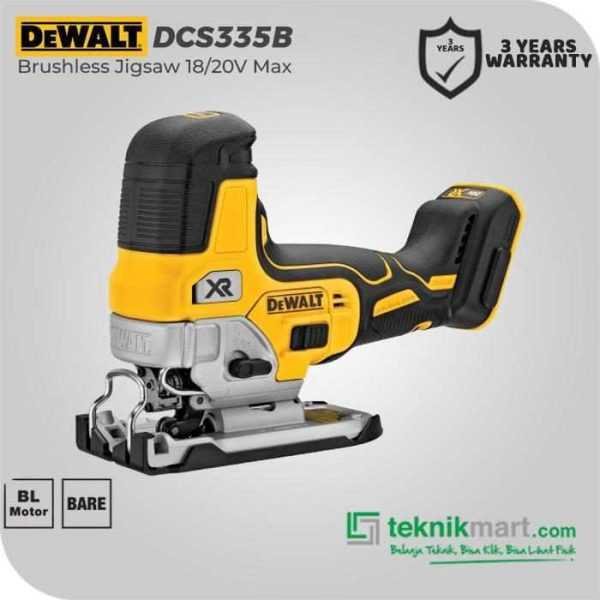 DEWALT DCS335B BRUSHLESS JIGSAW 20V MAX 0-3.200 SPM (UNIT ONLY)