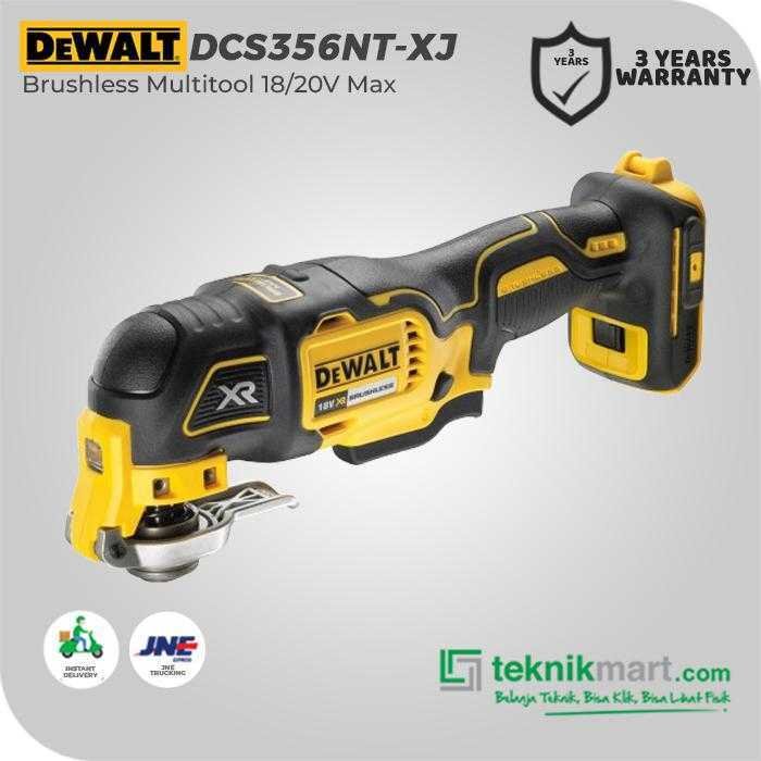 DEWALT DCS356NT BRUSHLESS MULTI TOOL 20V MAX 0-20.000 SPM (UNIT ONLY) - Image 3