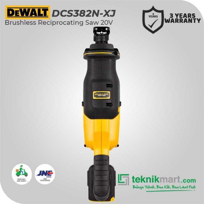 DEWALT DCS382N BRUSHLESS RECIPROCATING SAW 20V MAX XR (UNIT ONLY) - Image 3