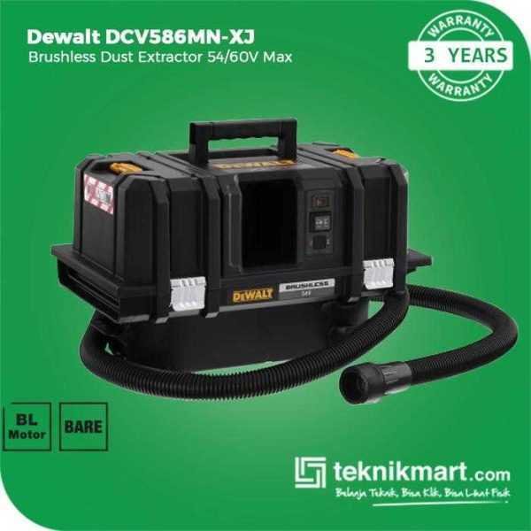 DEWALT DCV586MN BRUSHLESS DUST EXTRACTOR / VACUUM 60V 11 LITER HEPA (UNIT ONLY)