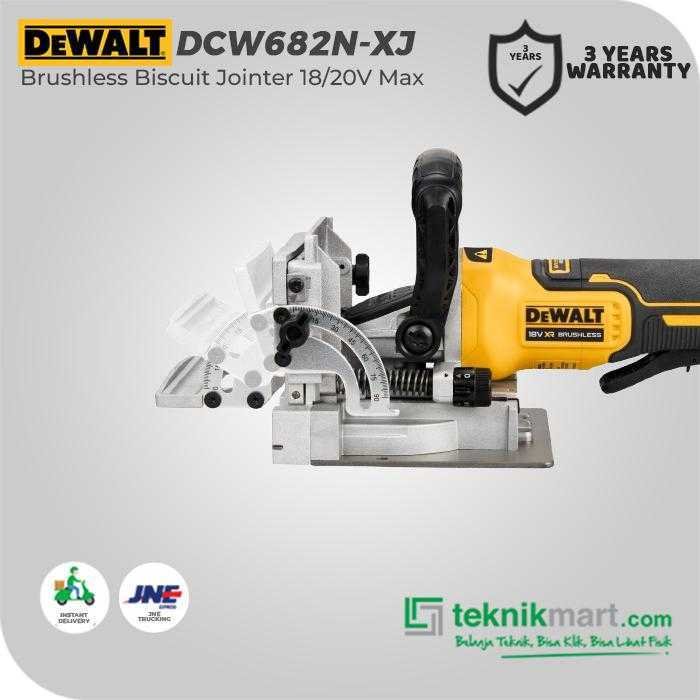 DEWALT DCW682N BRUSHLESS BISCUIT JOINTER 20V (UNIT ONLY) - Image 3