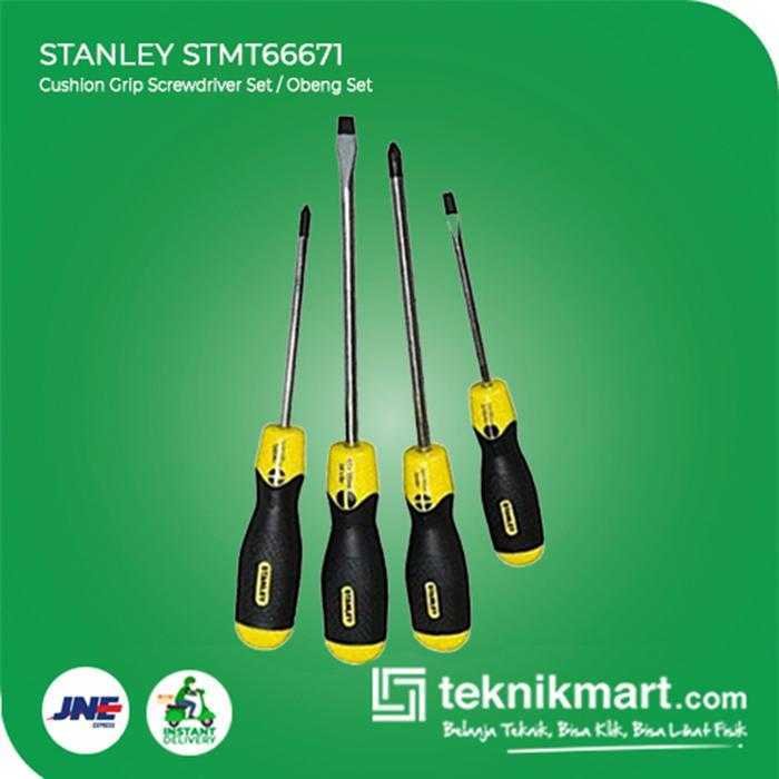 STANLEY STMT66671 CUSHION GRIP SCREWDRIVER SET 4 PCS - Image 3