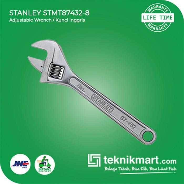 STANLEY STMT87432-8 ADJUSTABLE WRENCH 8" - Image 3