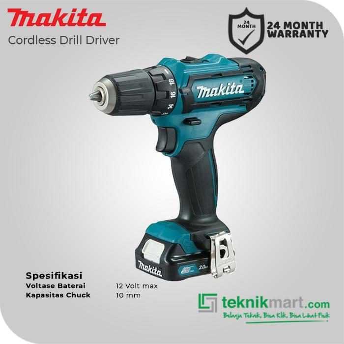 MAKITA DF333DWYE CORDLESS DRILL DRIVER 12VOLT 1.5AH - Image 2