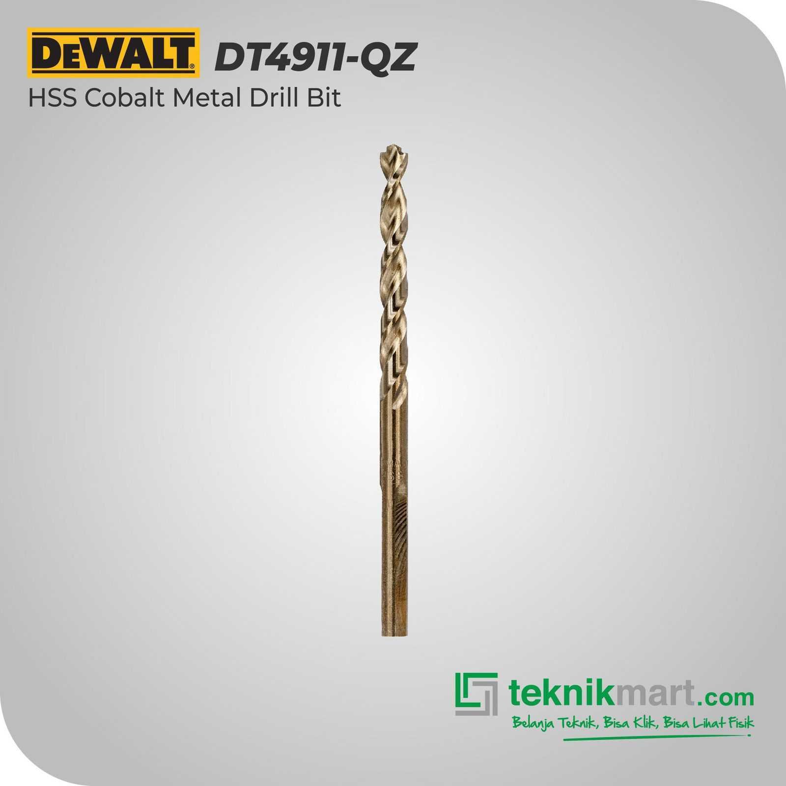 DEWALT DT4911-QZ HSS COBALT METAL DRILL BIT 7.0X69X109MM