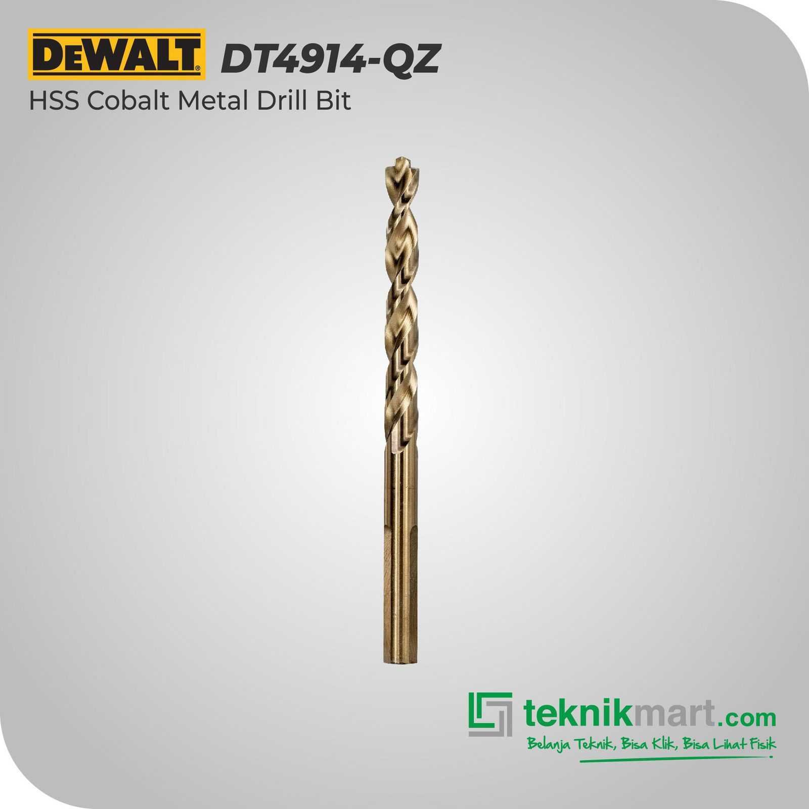 DEWALT DT4914-QZ HSS COBALT METAL DRILL BIT 10X87X133MM