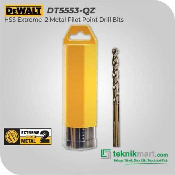 DEWALT DT5553-QZ METAL DRILL BIT HSS-G 8X117X72MM 10 PCS
