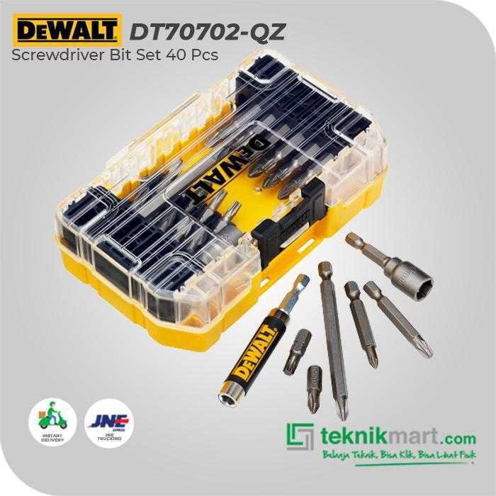 DEWALT DT70702-QZ SCREWDRIVER BIT SET 40 PCS + TOUGH CASE - Image 3