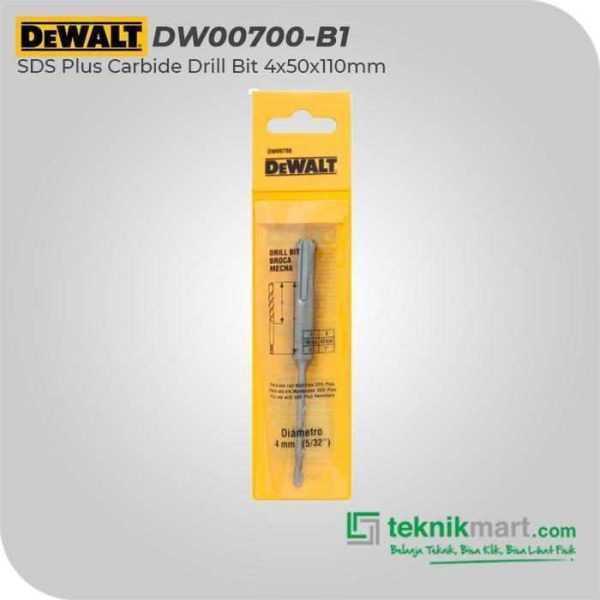 DEWALT DW00700 SDS PLUS CARBIDE DRILL BIT 4.0X50X110MM