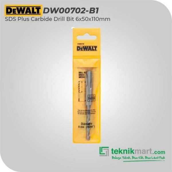DEWALT DW00702 SDS PLUS CARBIDE DRILL BIT 6.0X50X110MM