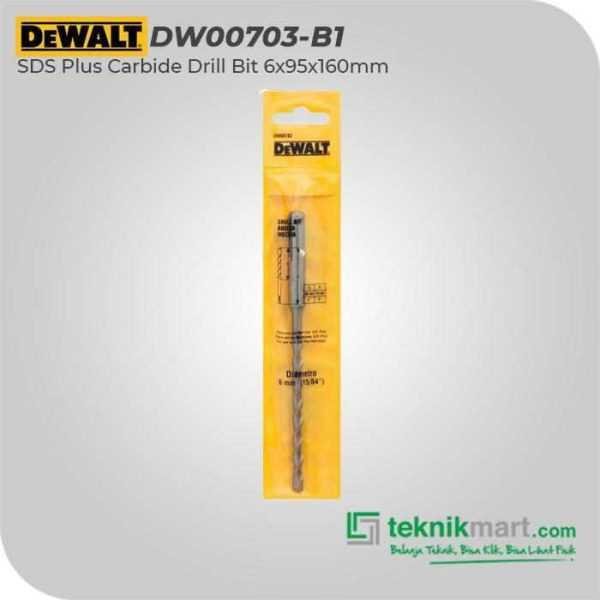 DEWALT DW00703 SDS PLUS CARBIDE DRILL BIT 6.0X95X160MM