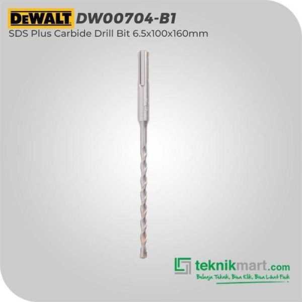 DEWALT DW00704 SDS PLUS CARBIDE DRILL BIT 6.5X100X160MM