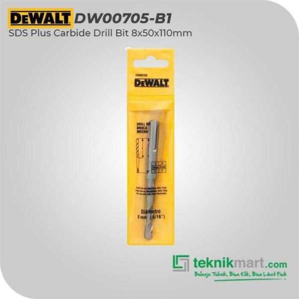DEWALT DW00705 SDS PLUS CARBIDE DRILL BIT 8.0X50X110MM