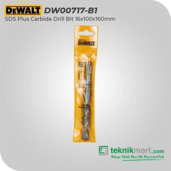 DEWALT DW00717 SDS PLUS CARBIDE DRILL BIT 16X100X160MM