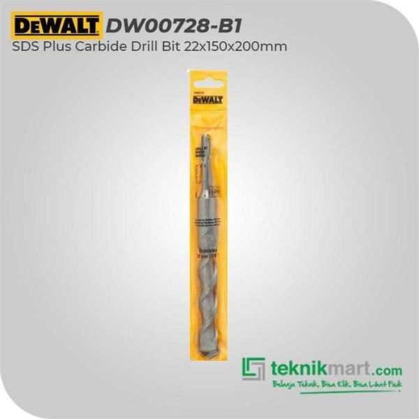 DEWALT DW00728 SDS PLUS CARBIDE DRILL BIT 22X150X200MM