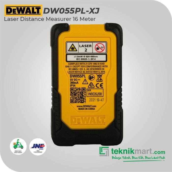 DEWALT DW055PL-XJ LASER DISTANCE MEASURER 16 METER - Image 3