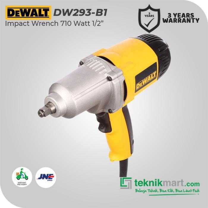 DEWALT DW293 IMPACT WRENCH WITH HOG RING HEAVY DUTY 710WATT 1/2" - Image 2