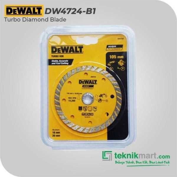 DEWALT DW4724 DIAMOND BLADE TURBO FOR CERAMIC & GRANITE 105X16/20MM