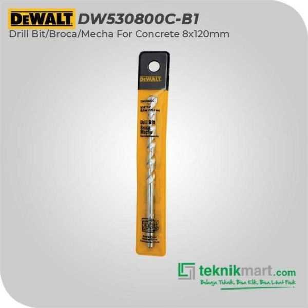 DEWALT DW530800C DRILL BIT/ BROCA / MECHA FOR CONCRETE 8.0X120MM