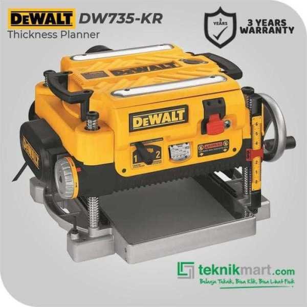 DEWALT DW735 THICKNESS PLANNER 2000-2200WATT 10000RPM 13" 2 SPEED 3 KNIFE