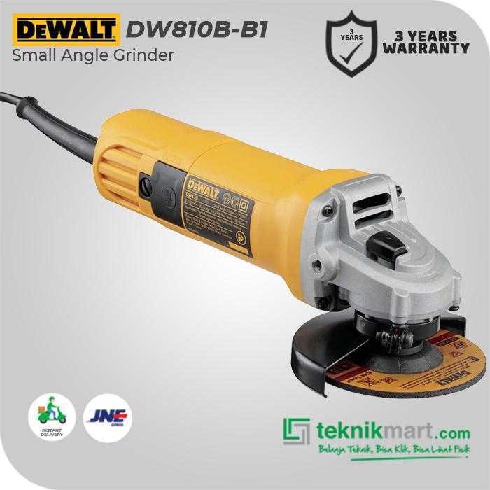 DEWALT DW810B SMALL ANGLE GRINDER WITH TOGGLE SWITCH 710WATT 100MM - Image 3