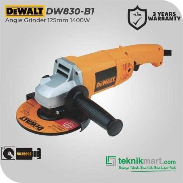 DEWALT DW830 ANGLE GRINDER 1400WATT 125MM