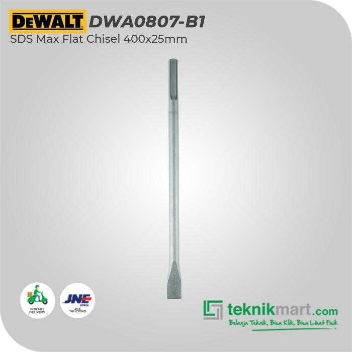 DEWALT DWA0807 SDS MAX FLAT CHISEL 400X25MM - Image 3