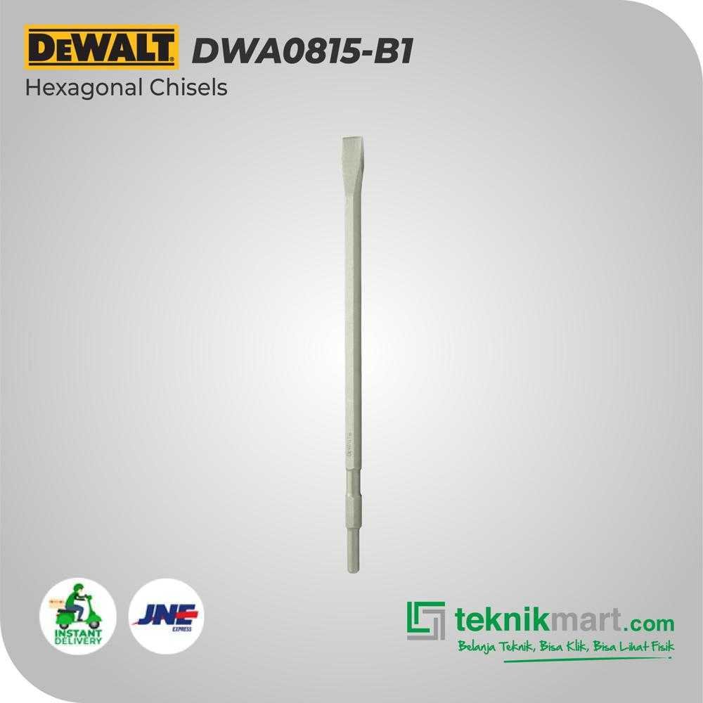 DEWALT DWA0815 HEX 17 FLAT CHISEL 450X22MM - Image 3