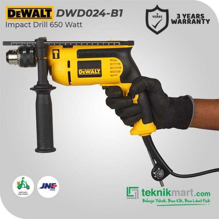 DEWALT DWD024 IMPACT DRILL 650WATT 13MM 0-2.800RPM - Image 3