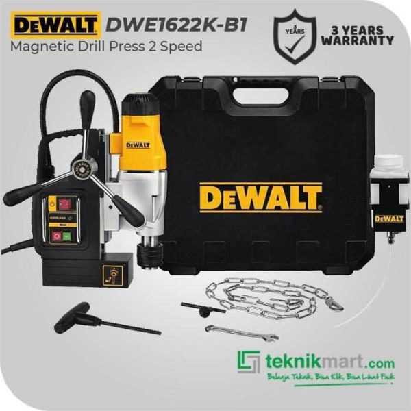 DEWALT DWE1622K MAGNETIC DRILL PRESS 50MM 2SPEED