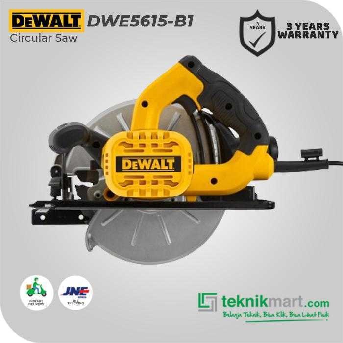 DEWALT DWE5615 CIRCULAR SAW 1500WATT 184MM - Image 3
